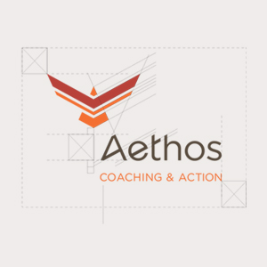 Logo Aethos et ses zones de protection